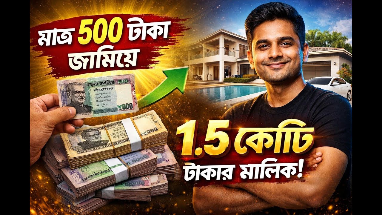 ৫০০ টাকার শক্তি ধীরে ধীরে দেড় কোটি হওয়ার বাস্তব গল্প