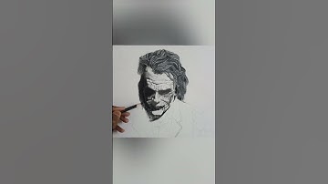 Drawing Heath Ledger | The Dark Knight | Joker