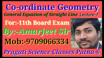 Co-ordinate Geometry Lec-07 By;- Amarjeet Sir
