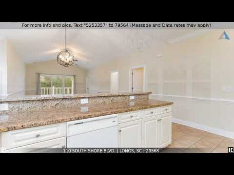 110 South Shore Blvd., Longs, SC home video tour