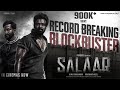 Record breaking blockbuster salaar  prabhas  prashanth  prithviraj  shruthi  hombale films