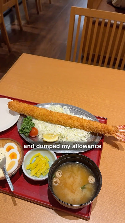 I tried the largest shrimp in all of Japan