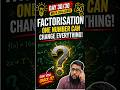 Day 30/30 | PYQ: Factorization Trick 😳 | Grand Finale 🔥