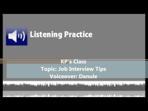 listening-practice:-job-interview-tips