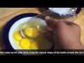 Separating 5 Egg Yolks with a Water Bottle