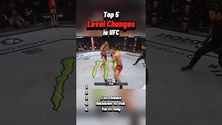 TOP 5 BEST LEVEL CHANGES IN UFC 🔥🥶😈 #ufc #changes #ufcnews #yhoparhma #mma #fight #top5 #ufc5 #fypシ