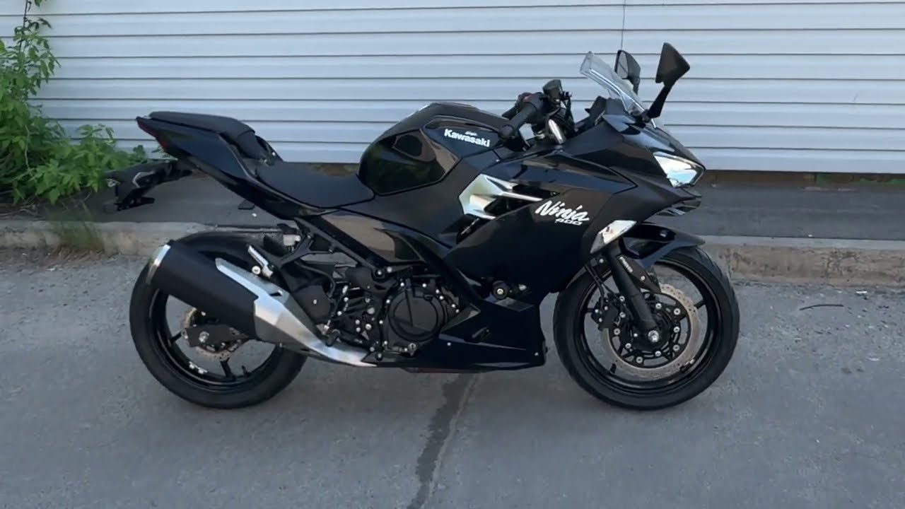 Стан мотоцикла Kawasaki ninja 400 пробіг 8000км vin *6124 - YouTube