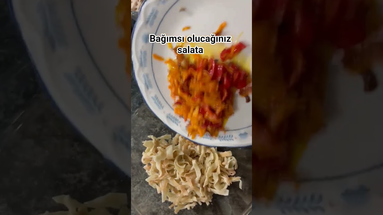 PRATİK 5DK ERİŞTELİ TAVUK SALATASI #salatatarifi #eristelitavuksalatası #yemektarifleri #tarif PRATİK 5DK ERİŞTELİ TAVUK SALATASI #salatatarifi #eristelitavuksalatası #yemektarifleri #tarif
