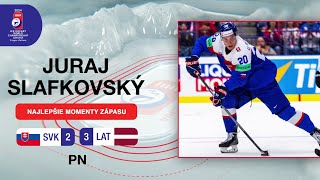 Juraj Slafkovský - Highlighty zápasu | SVK vs. LAT | 2:3sn | IIHF Majstrovstvá sveta 2024