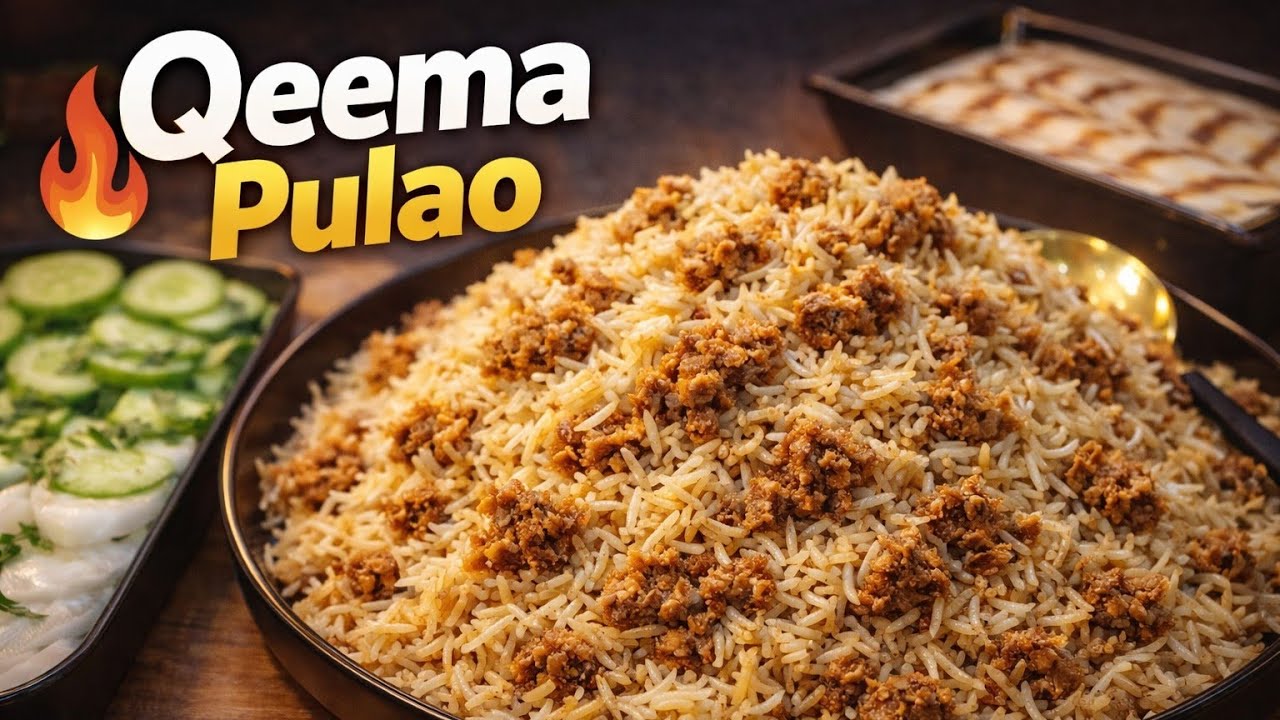 Qeema Pulao Recipe | Easy Pakistani Beef Mince Pulao 
