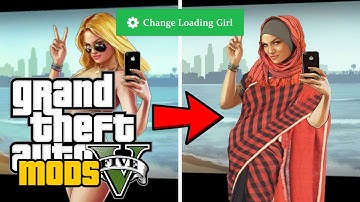 How to Change Loading Screen Girl | GTA 5 MODS
