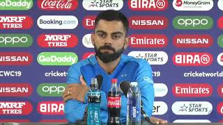Full Conference India Vs New Zealand Post Match WC 2019 | Virat Kohli Press Conference screenshot 1
