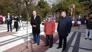 Открытие памятника Евгению Волкову – губернатору Черноморской губернии.