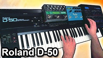 ROLAND D-50 + Strymon BIG SKY = Ambient Space Music Soundscape【SYNTH DEMO】