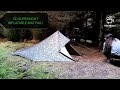 Spring Overnight DD3x3 tarp Camp & DD Superlight Inflatable Mat Fail!