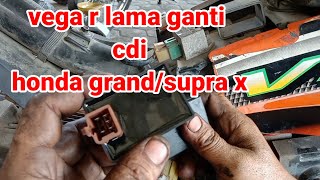 tutorial Yamaha Vega r old replace CDI Honda Supra x/grand