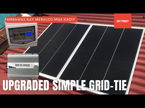 1.5KWH GRID-TIE SOLAR SETUP UPGRADE - YouTube