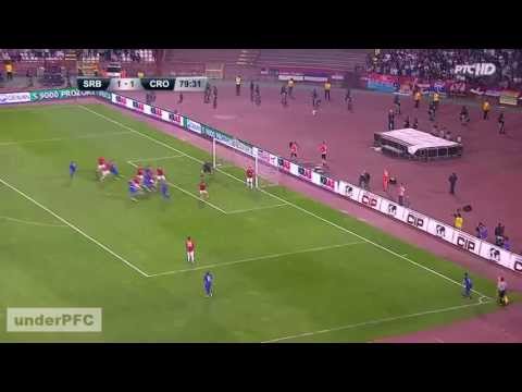 Josip ?imuni? Vs. Miralem Sulejmani - Croatia 1 - 1 Serbia