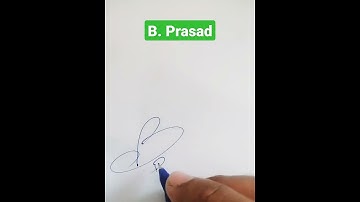 B. Prasad Name Signature Request done