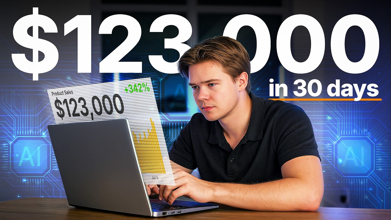 I Made $123,000 in a Month With AI Selling Products I Never Touched (Amazon FBA)