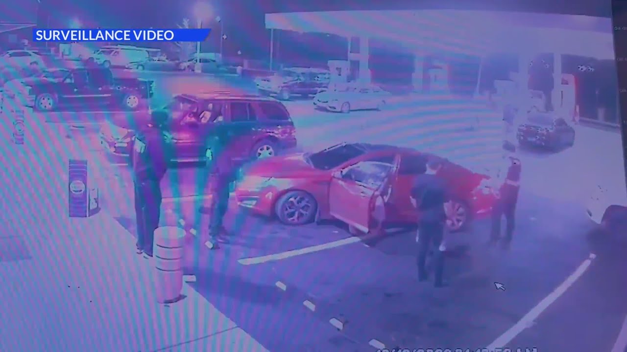 Video shows shooting victims flee for help; suspect still at large ...
