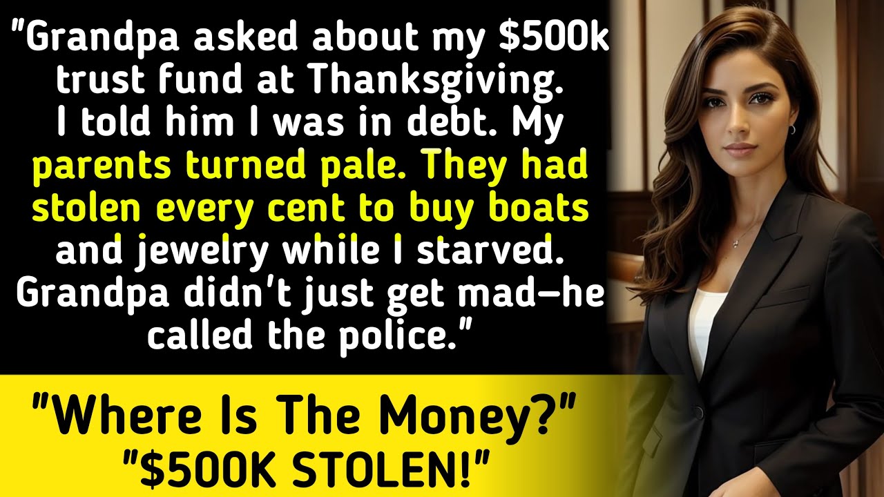 Grandpa Asked About My $500k College Fund... My Parents Turned Pale.