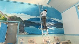 女性の視点で伝統受け継ぐ 東京職人「お風呂絵師」