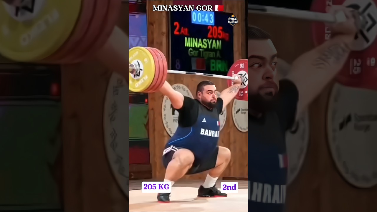 Gor Minasyan 205kg Snatch 🔥 Silver Medal | IWF 2025 
