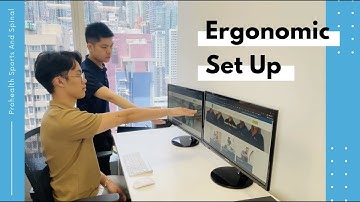Ergonomic Set Up - 2 Monitors
