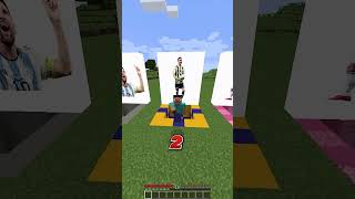 Minecraft'ta Futbolcu Kuyularına Atladım !! #shorts