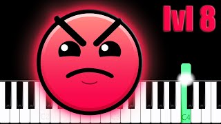 Geometry Dash - Level 8 (Time Machine) | Piano Tutorial