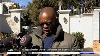 Ace Magashule pays tribute to David Mabuza