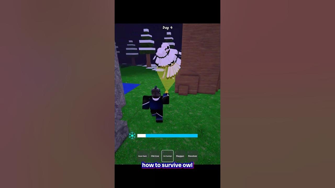 How to survive the Owl in 99 Nights in the Forest Roblox #99nightsintheforest #shorts #roblox