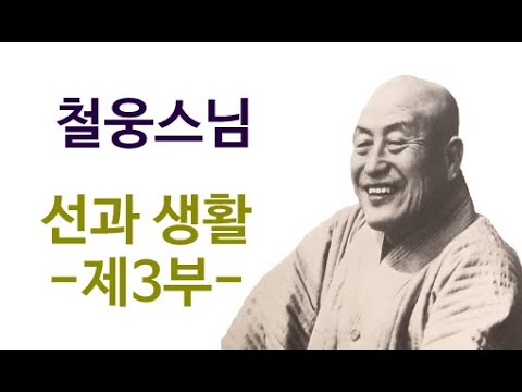 철웅스님-선과 생활-제3부(1990년 7월15일)