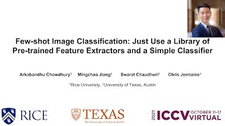 [ICCV 2021] Few-Shot Image Classification: a Library of Feature Extractors + a Simple Classifier