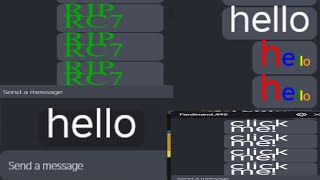 someone unpatched the HTML font message things [patched[