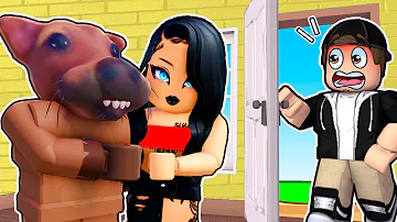 I Caught My Dog ONLINE DATING.. (Roblox Brookhaven RP)