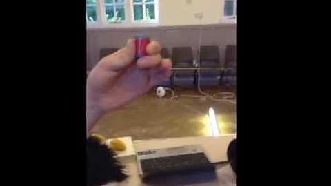 Party popper in slow motion