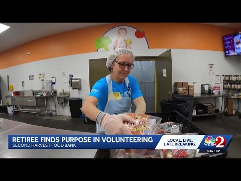 Volunteer donates 300 hours to Second Harvest Food Bank just this year