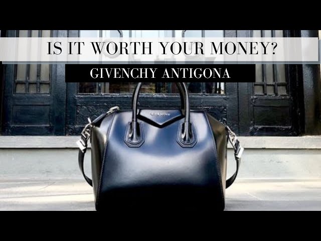 Givenchy Antigona Tote Shiny Lord Calfskin Medium Black in Leather with  Silver-Tone - US