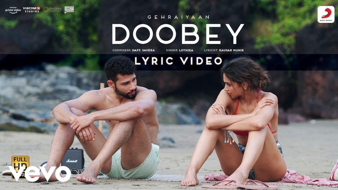 Doobey   Official Lyric Video   GehraiyaanDeepika Siddhant Ananya OAFF Savera