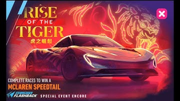 NFS No Limits | NFSNL | Rise of the tiger | Mclaren Speed-tail | 120 gold spent | Day 5 Speed