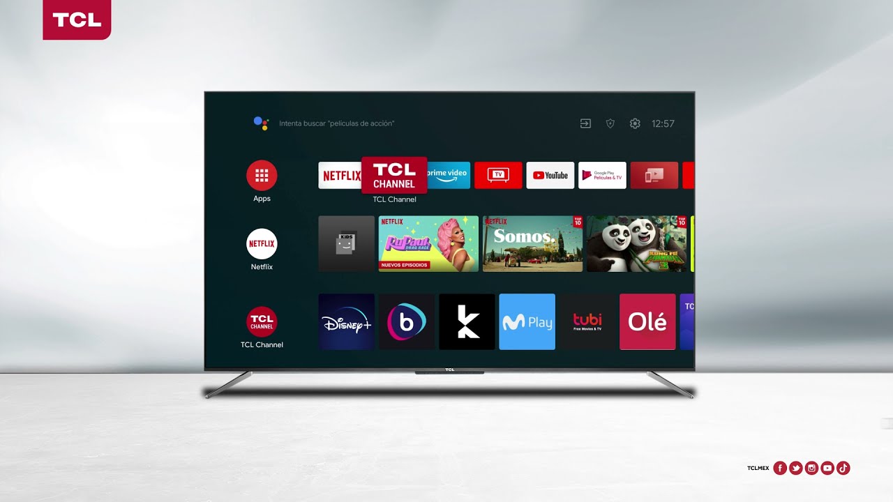 ¿Qué aplicaciones son compatibles con mi TCL Smart Android TV? YouTube