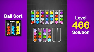 Ball Sort Puzzle Solution Level 466