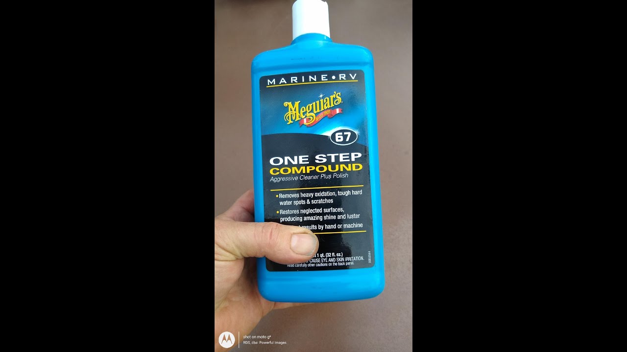 Part 1. Trying MeGuiar's one step compound number 67, on a 1985 single stage paint. part 1