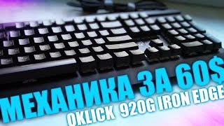 Oklick 920G IRON EDGE - обзор недорогой механической клавиатуры с нампадом - Видео от Maddy MURK