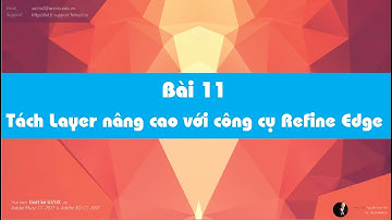 [UI UX] BÀI 11 - Tách Layer nâng cao với công cụ Refine Edge - Photoshop