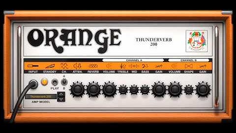 AmpliTube Custom Shop Orange Thunderverb 200 Sound Demo - Matthias Zalepa