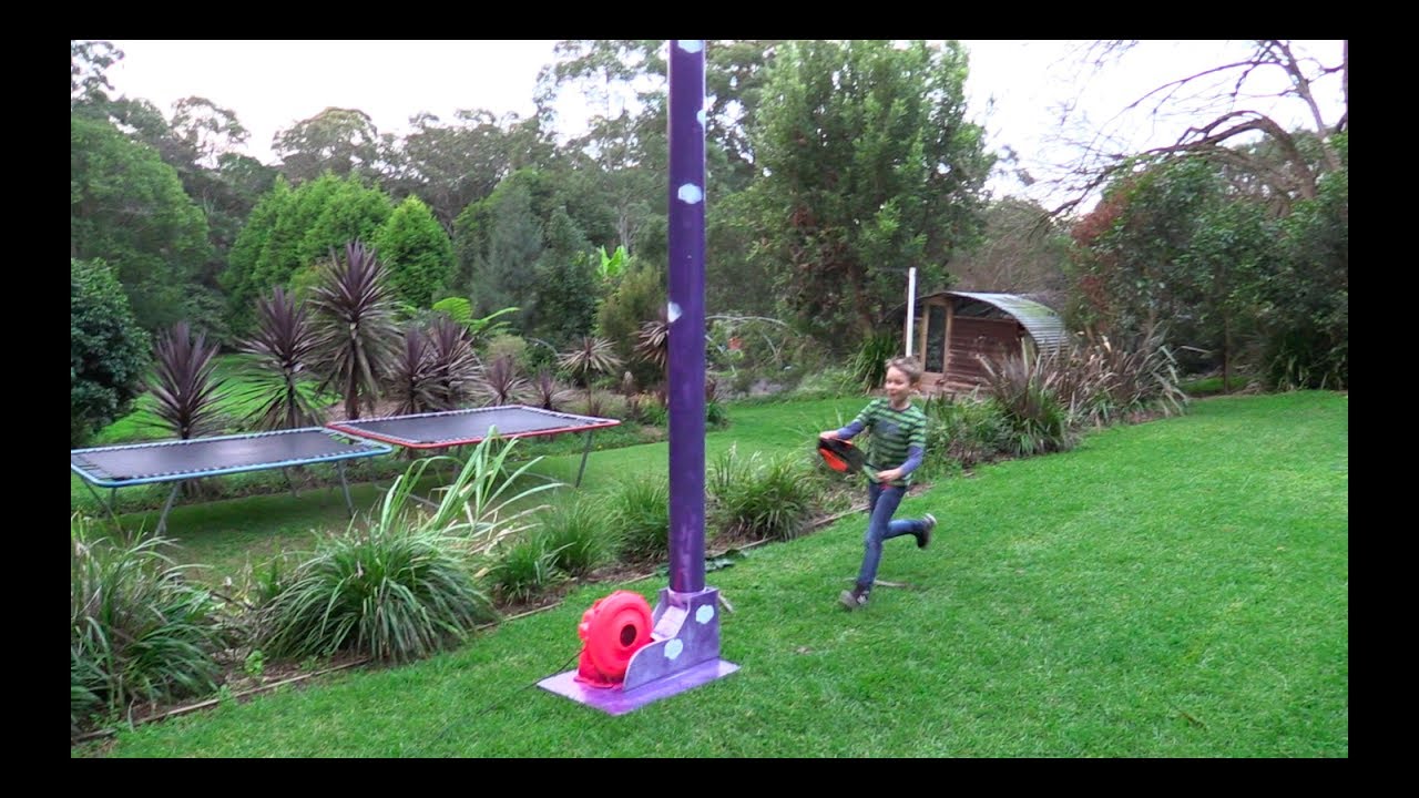 Fun toy parachute launcher cannon for kids Make Science Fun YouTube