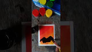 Easy Drawing with Doms poster colour.#shorts #painting #tutorial